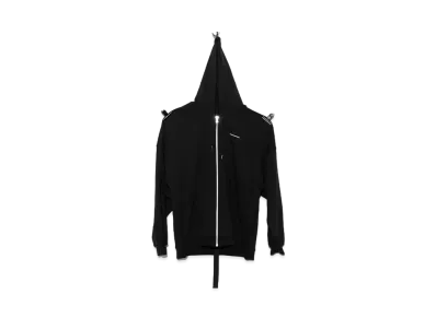 PEACEMINUSONE PMO OVERSIZE HOOD ZIP-UP #1 "Black" / G-DRAGON