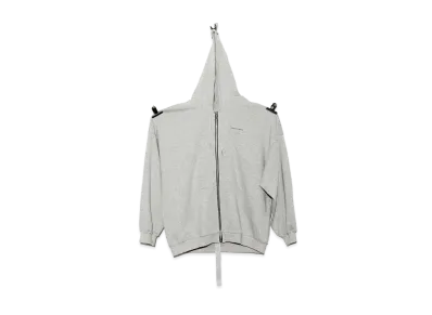 PEACEMINUSONE PMO OVERSIZE HOOD ZIP-UP #1 "Grey" / G-DRAGON