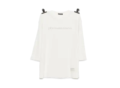 PEACEMINUSONE PMO 3/4 SLEEVES DAMAGED THERMAL #1 "Natural" / G-DRAGON