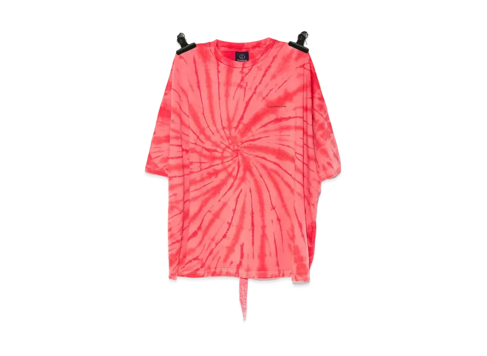 PEACEMINUSONE PMO TYE-DYE T-SHIRT #5 "Red" / G-DRAGON