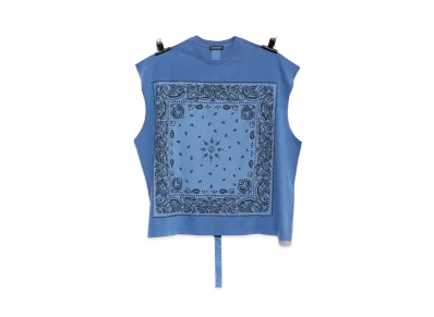 PEACEMINUSONE PMO BANDANA SLEEVELESS #1 "Blue" / G-DRAGON