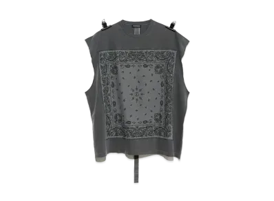 PEACEMINUSONE PMO BANDANA SLEEVELESS #1 "Chacoal" / G-DRAGON