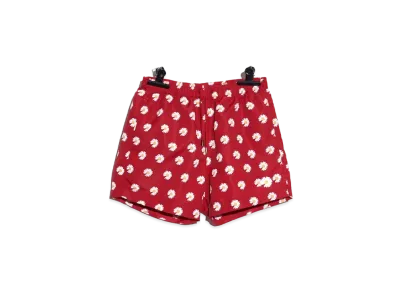 PEACEMINUSONE PMO DAISY ALLOVER SHORT PANTS #2 "Red" / G-DRAGON
