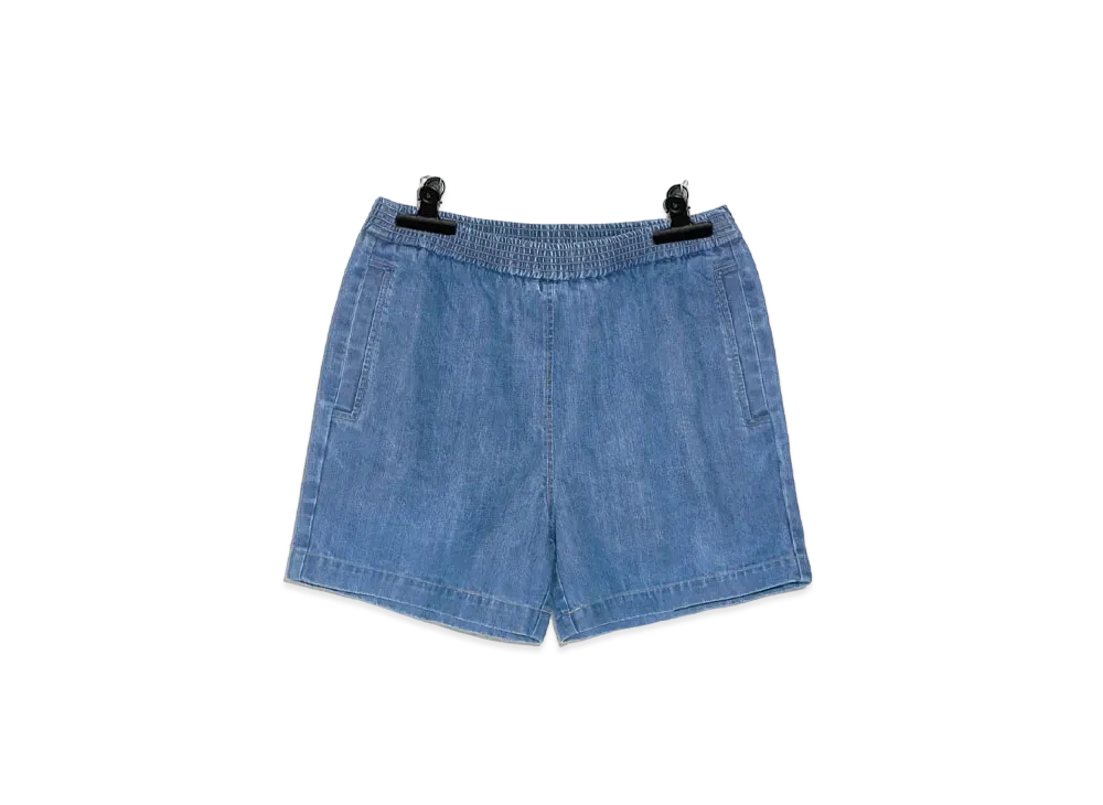 ピースマイナスワン PMO デニムショートパンツ ブルー L PEACEMINUSONE（ショートパンツ）のフリマアイテム一覧