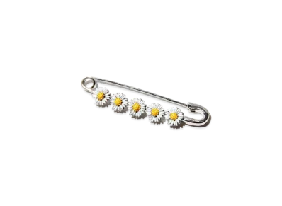 PEACEMINUSONE PMO DAISY SAFETY PIN #1 "Silver" / G-DRAGON