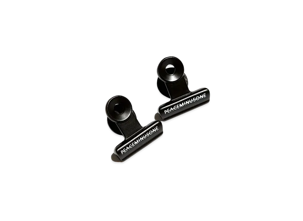 PEACEMINUSONE PMO BULLDOG CLIP PIN SET #1 PEACEMINUSONE PMO BULLDOG CLIP PIN SET #1