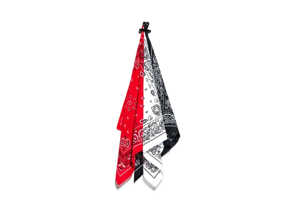PEACEMINUSONE PMO BANDANA SET #1 "Red/White/Black" / G-DRAGON
