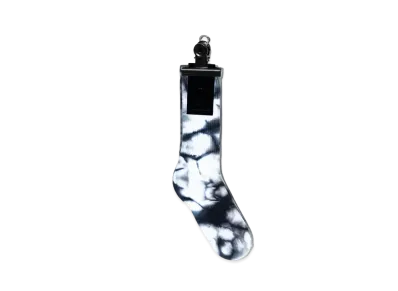 PEACEMINUSONE PMO TYE-DYE SOCKS #1 "Black" / G-DRAGON
