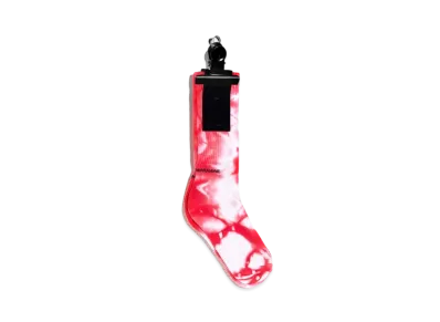PEACEMINUSONE PMO TYE-DYE SOCKS #1 "Red" / G-DRAGON