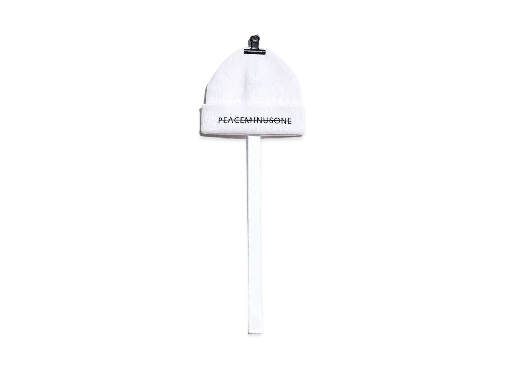 PEACEMINUSONE PMO KNIT CAP #2 "White" / G-DRAGON