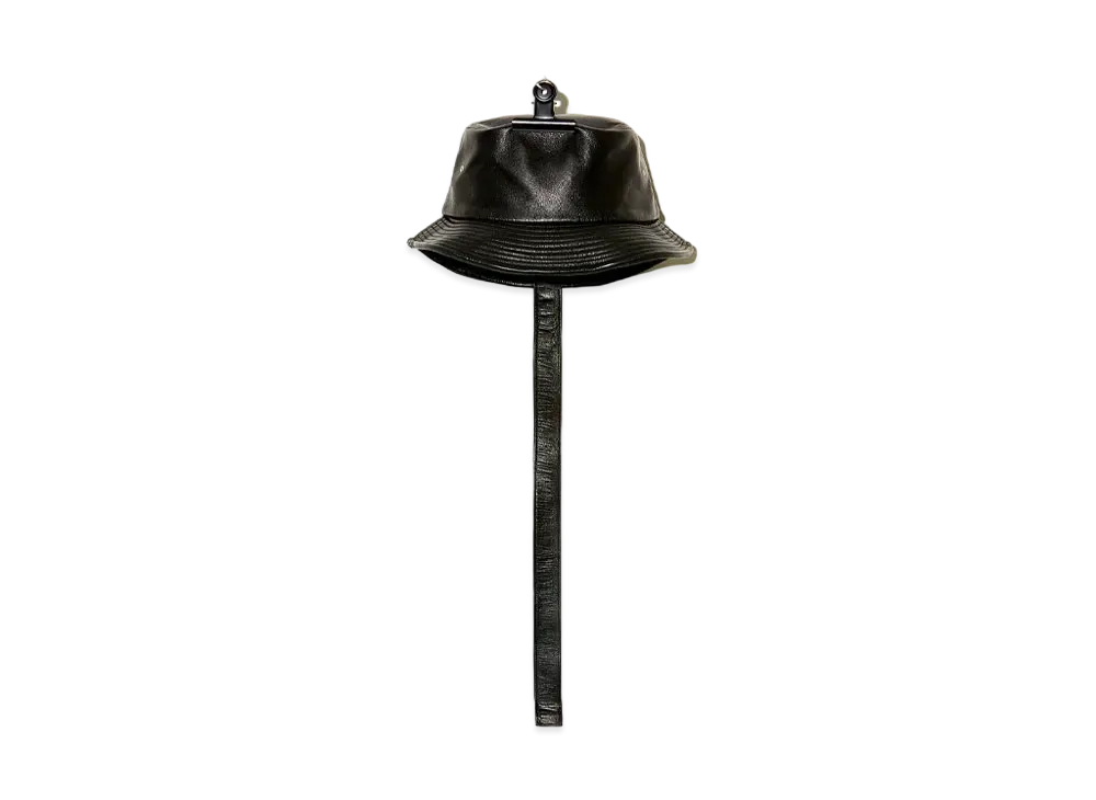 PEACEMINUSONE PMO LEATHER BUCKET HUT #1 "Black" / G-DRAGON