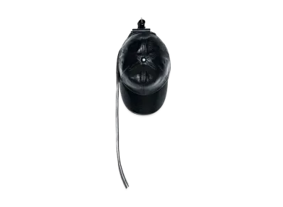 PEACEMINUSONE PMO LEATHER CAP #1 "Black" / G-DRAGON