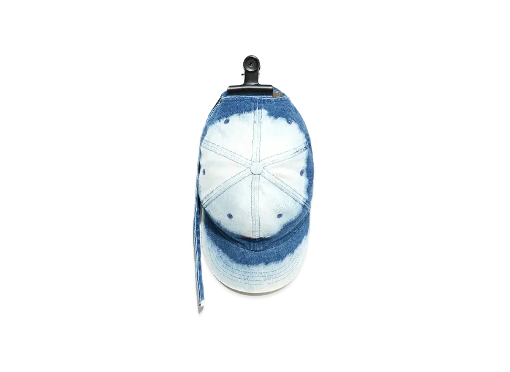 ピースマイナスワン ピーエムオー デニム ブリーチ キャップ "ブルー" / ジードラゴン