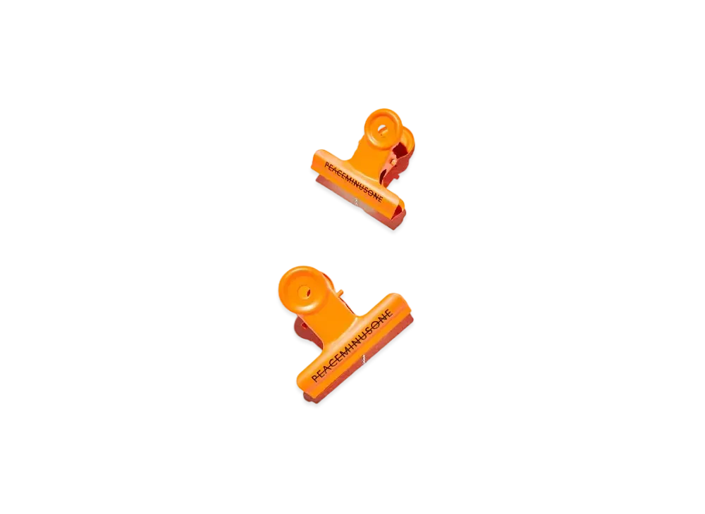 PEACEMINUSONE PMO BULLDOG CLIP #9 "Orange" / G-DRAGON