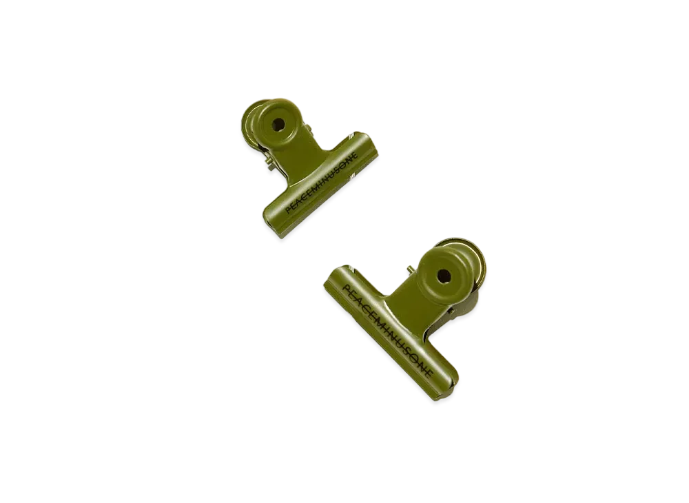 PEACEMINUSONE PMO BULLDOG CLIP #8 "Khaki" / G-DRAGON