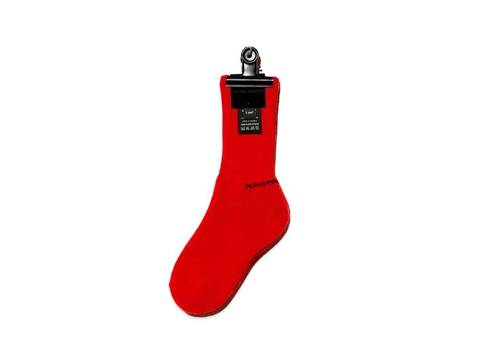 PEACEMINUSONE PMO SOCKS #2 "Red" / G-DRAGON
