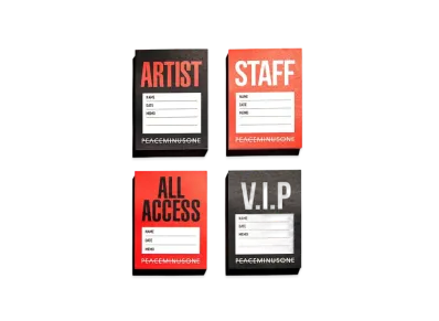 PEACEMINUSONE PMO STICKY NOTE #1 "Black/Red" / G-DRAGON