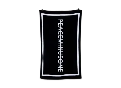 PEACEMINUSONE PMO BEACH TOWEL #1 "Black" / G-DRAGON