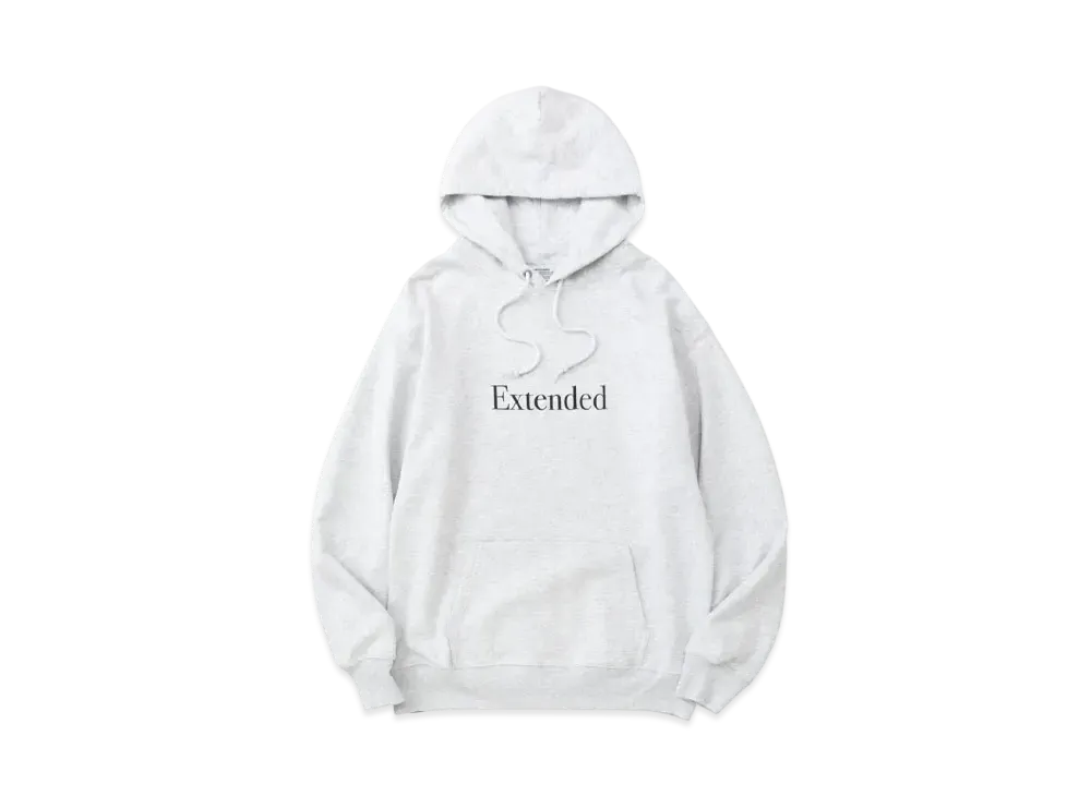 POET MEETS DUBWISE Extended Hoodie "Ash Grey"