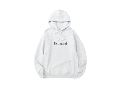 POET MEETS DUBWISE Extended Hoodie "Ash Grey"