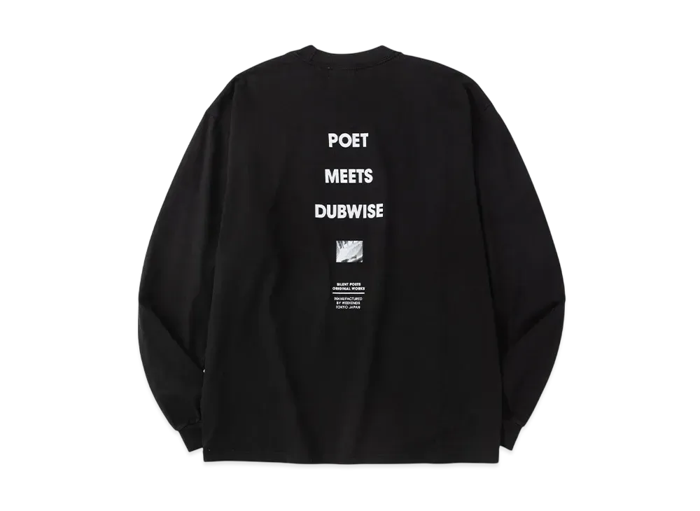 POET MEETS DUBWISE PMD Loose Fit Logo L/S T-Shirt "Black"