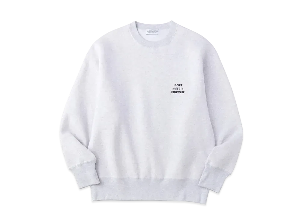 POET MEETS DUBWISE PMD Logo OP Sweat "Ash Grey"