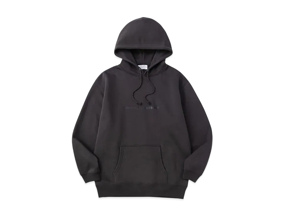 POET MEETS DUBWISE PMD Logo Row Hoodie "Sumi"