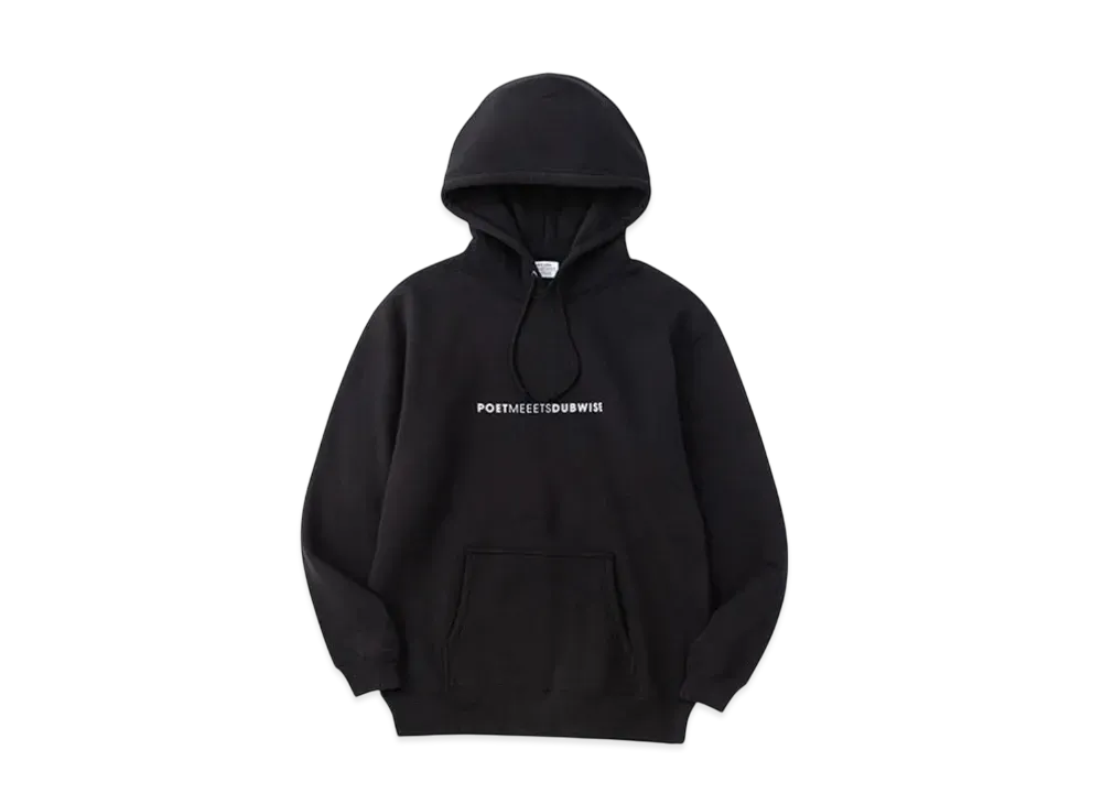 POET MEETS DUBWISE PMD Logo Row Hoodie "Black"
