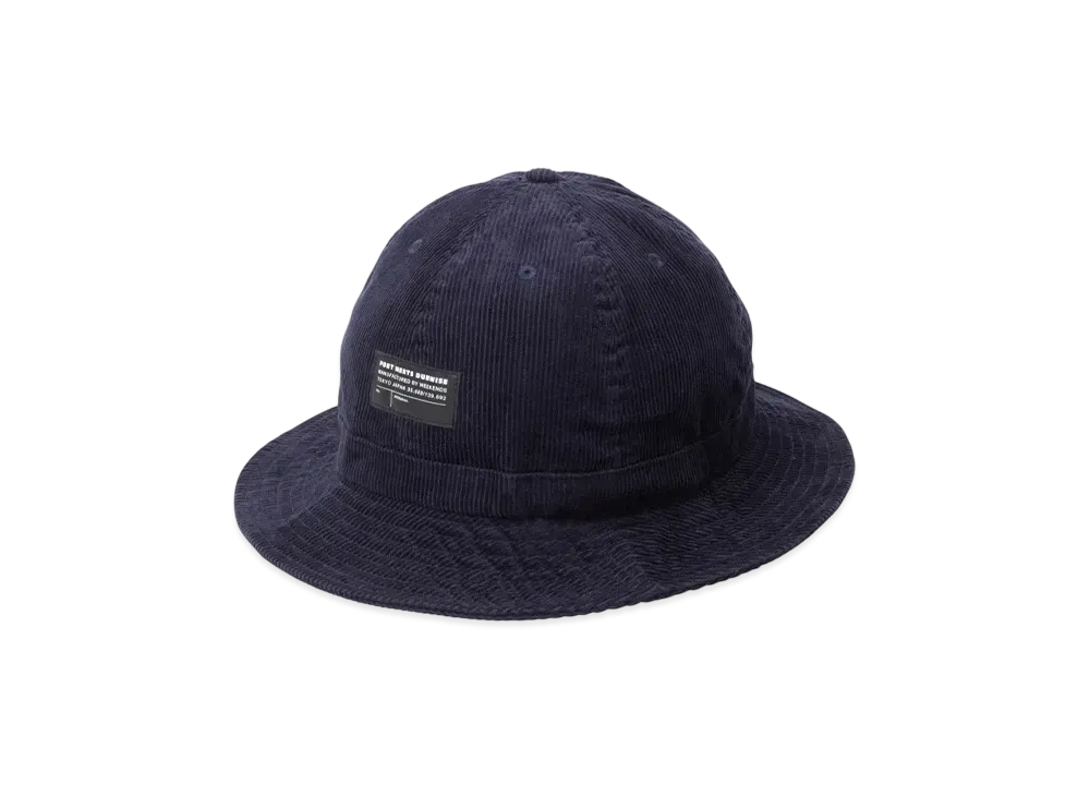 POET MEETS DUBWISE PMD Tag Corduroy Metro Hat "Navy"