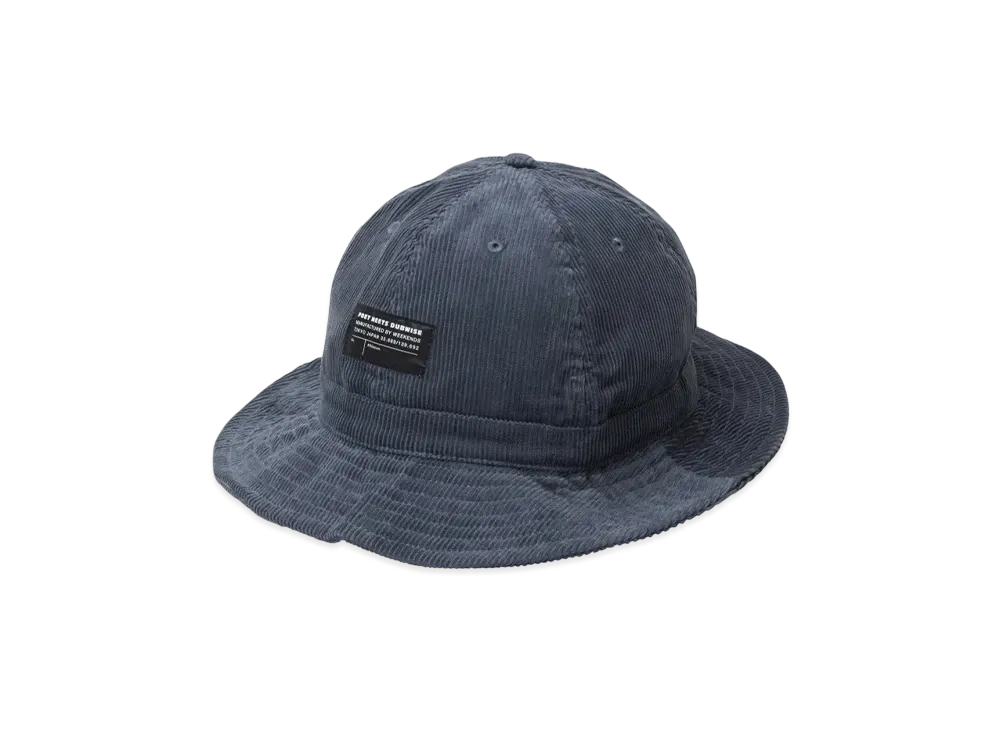 POET MEETS DUBWISE PMD Tag Corduroy Metro Hat "Bluegrey"
