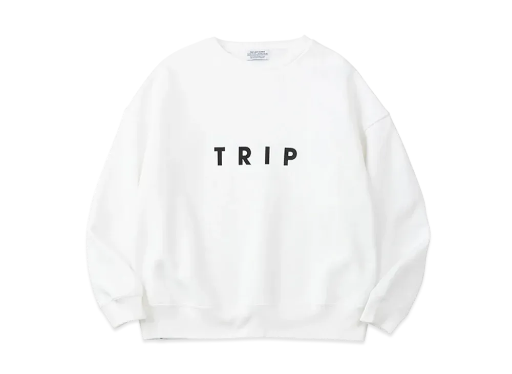 POET MEETS DUBWISE Trip Oversized Sweat 10Oz "White"