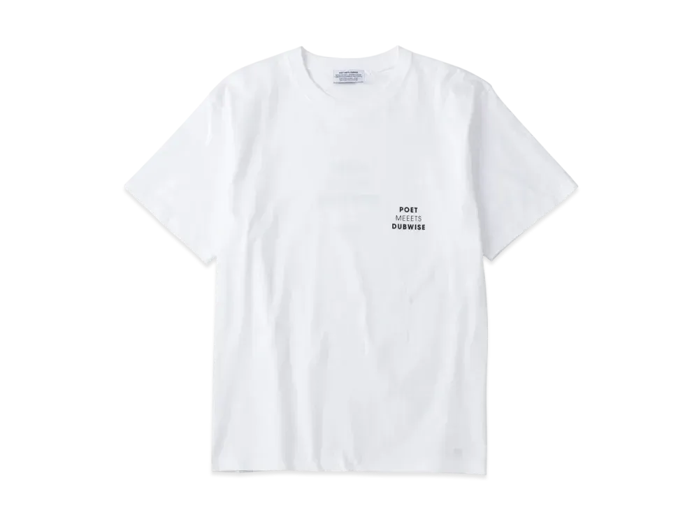 POET MEETS DUBWISE PMD Logo OP T-Shirt "White"