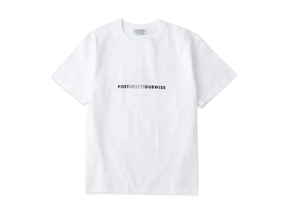 POET MEETS DUBWISE PMD Logo Row T-Shirt "White"