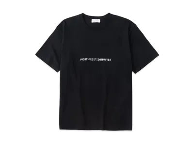 POET MEETS DUBWISE PMD Logo Row T-Shirt "Black"