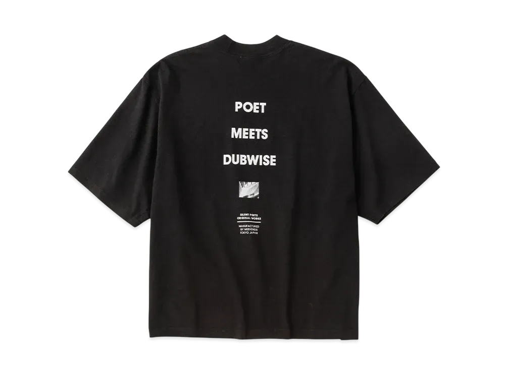 POET MEETS DUBWISE PMD Loose Fit Logo T-Shits "Black"