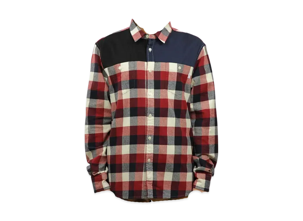 POLeR Mens Buffalo Pile Woven "RedWhite"