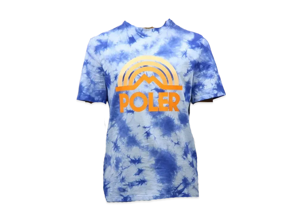 POLeR Mountain Rainbow Tee "Blue"