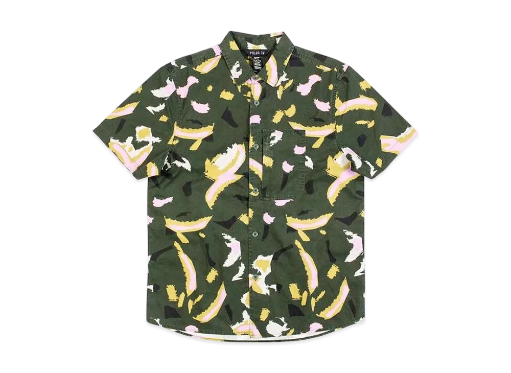 POLeR Treetop SS Woven "Green"