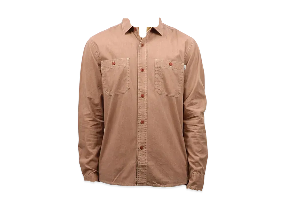 POLeR Washed Up LS Woven "Pink"