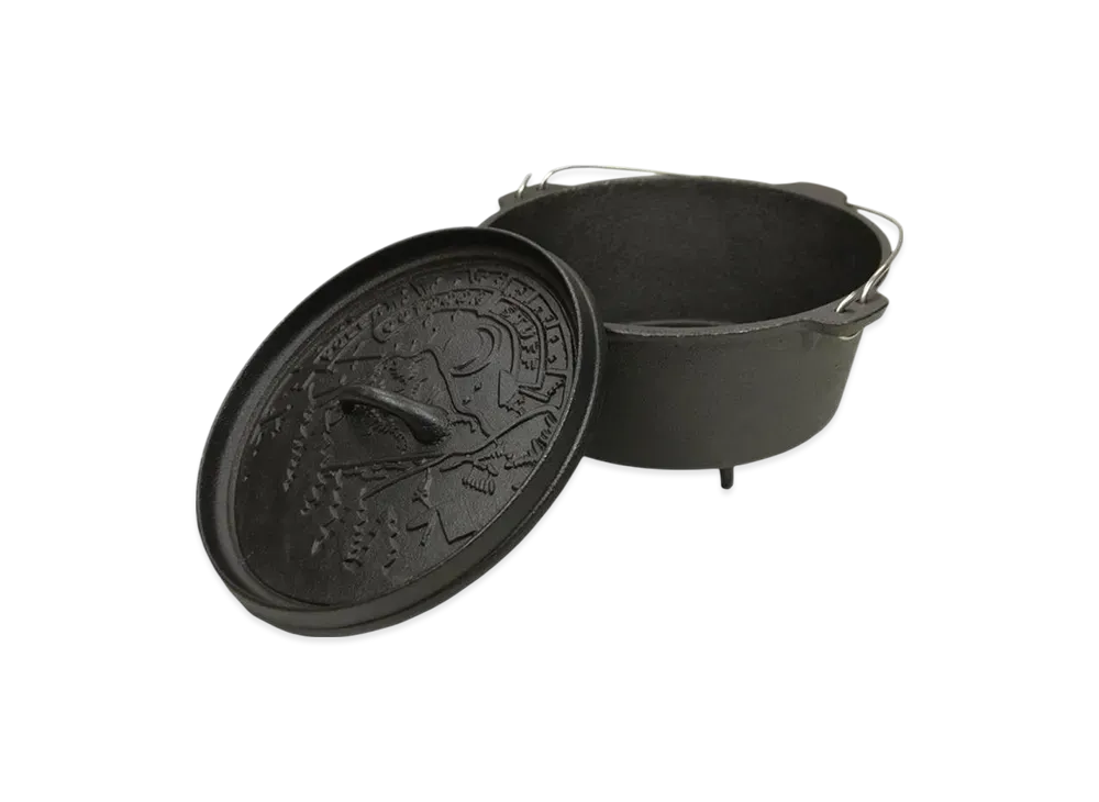 POLeR Cast Iron Dutch Oven "Black"