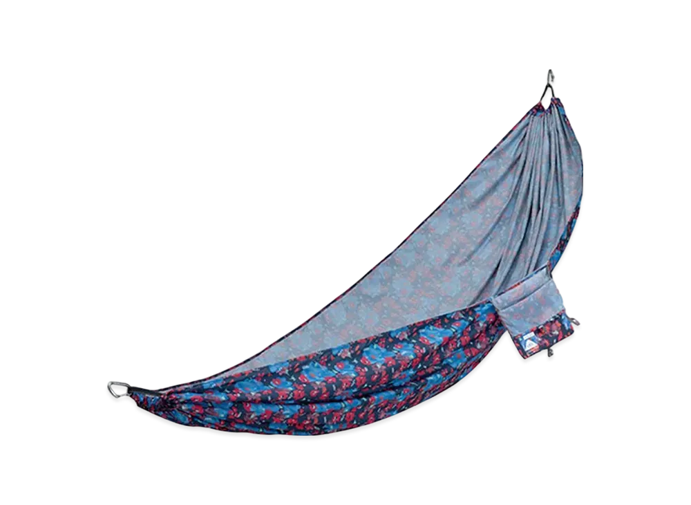 POLeR Slacker Double Hammock "NavyRed"