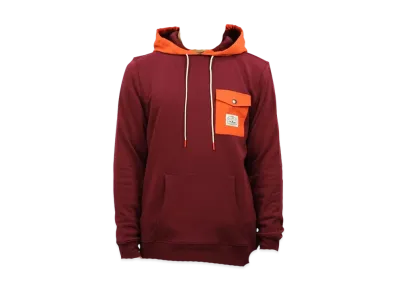 POLeR Basswood Hoodie Specialty Fleece "Burgundy"