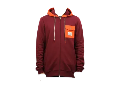 POLeR Basswood Zip Hoodie Specialty Fleece "Burgundy"