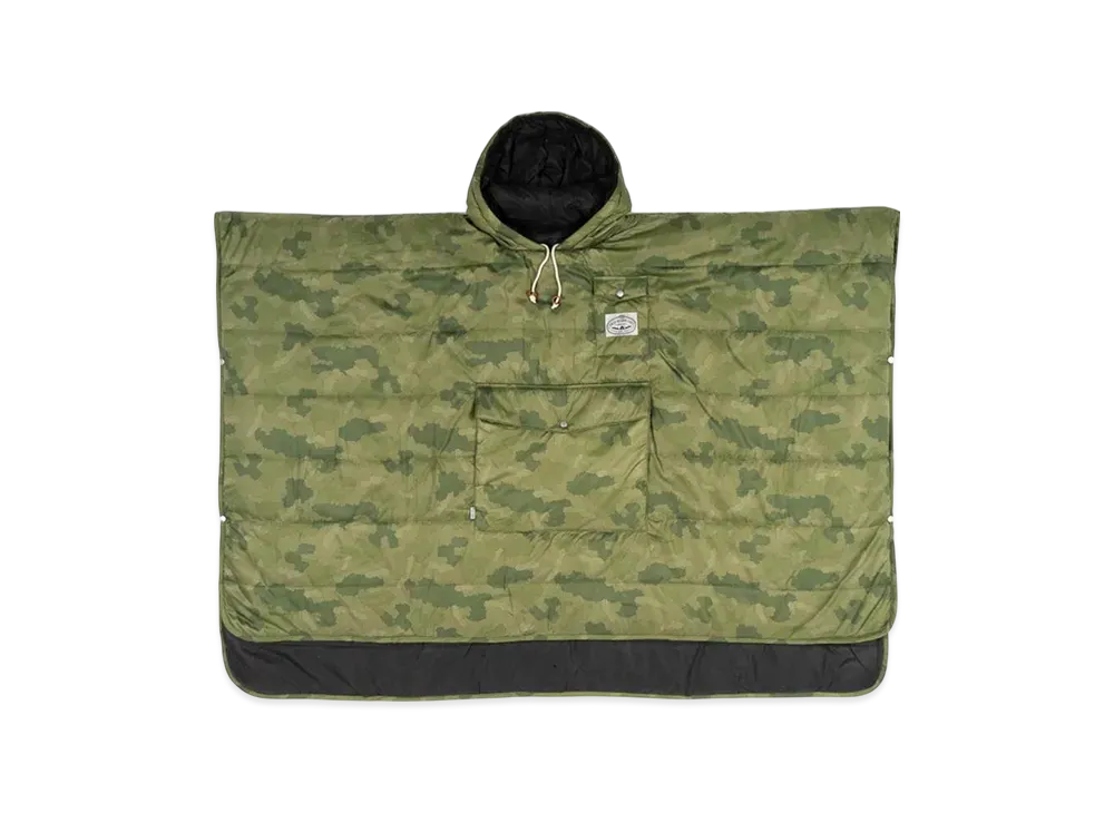 POLeR The Reversible Camp Poncho "Camo Green"