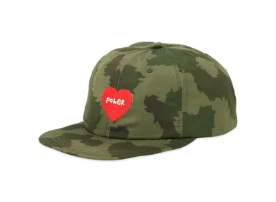 POLeR Furry Heart Floppy Cap "Olive"