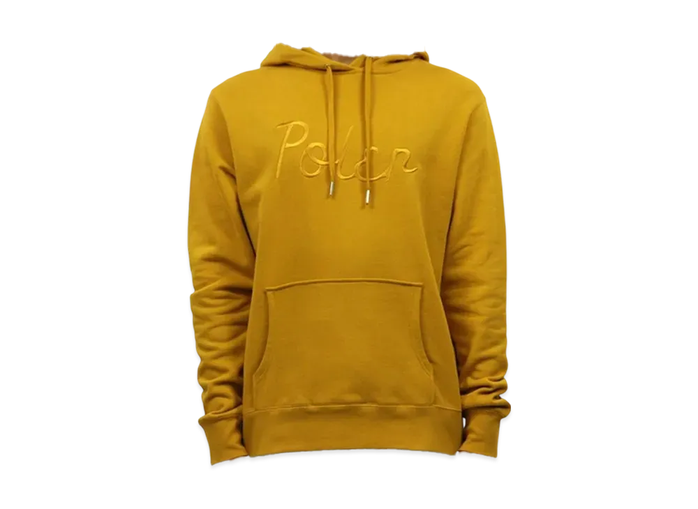 POLeR Linden Embroidered Hoodie "Mustard"