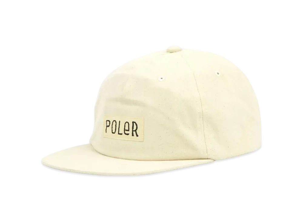 POLeR 6 Panel Hooley Front Cap "Beige"
