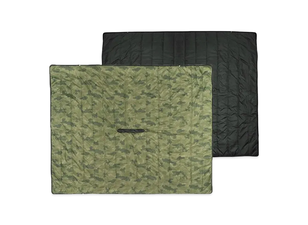 POLeR Poncho Reversible "BlackGreen"
