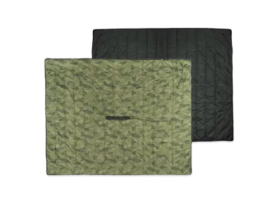 POLeR Poncho Reversible "BlackGreen"