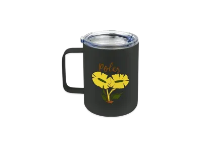 POLeR Outdoor Camping Mug "Black"